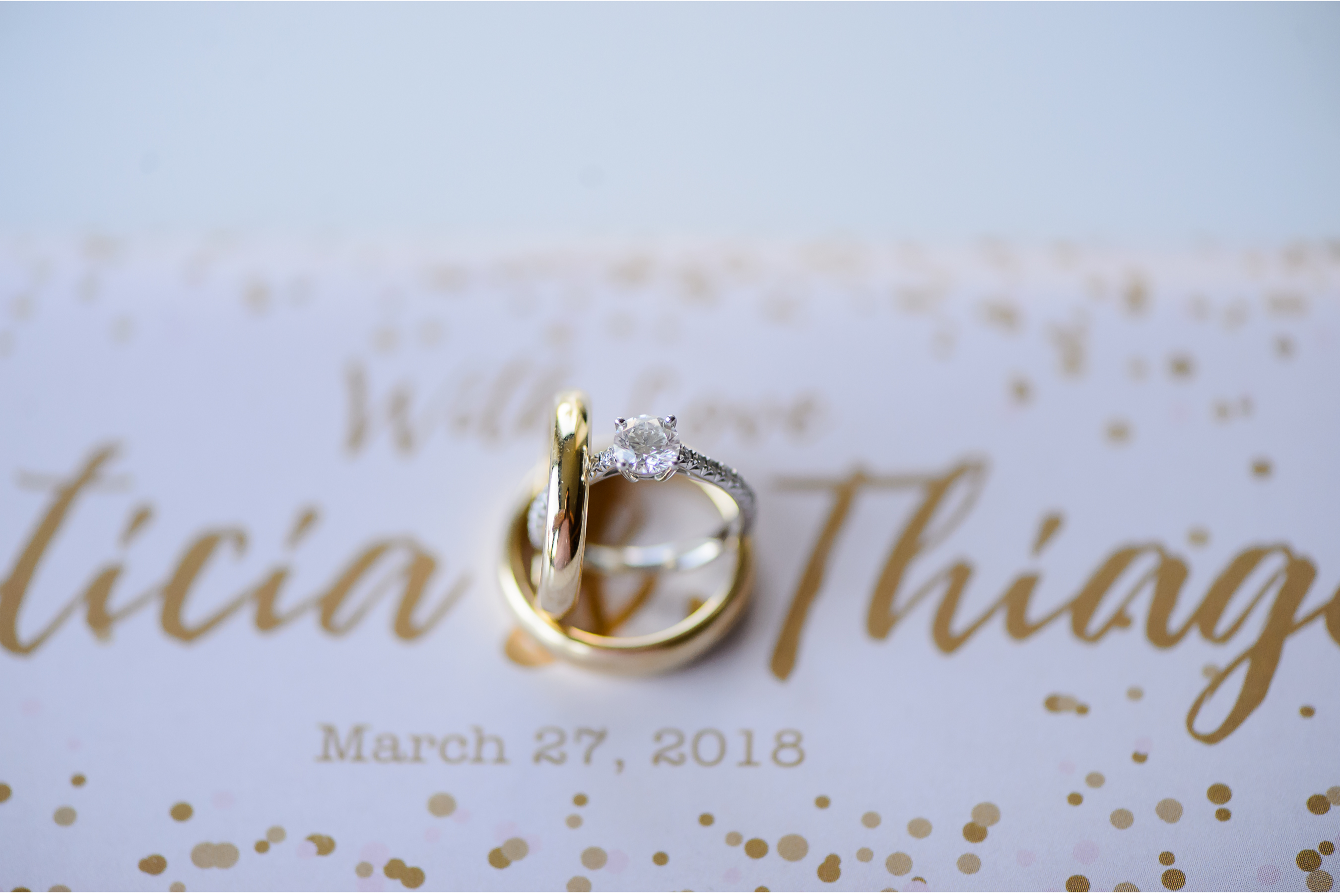 Wedding ring from a San Jose elopement photographed from California based wedding photographer Benson Lau Photographer.